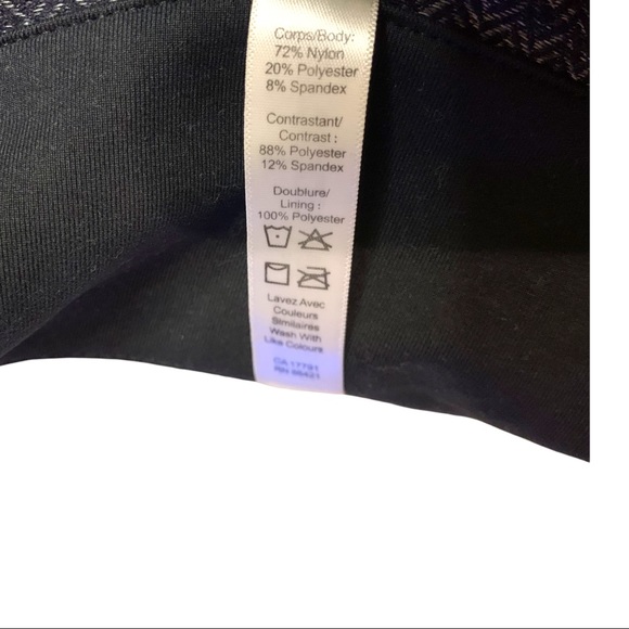 Kyodan black and gray houndstooth detail pull over  1/2 zip l/s top size small - Picture 9 of 10